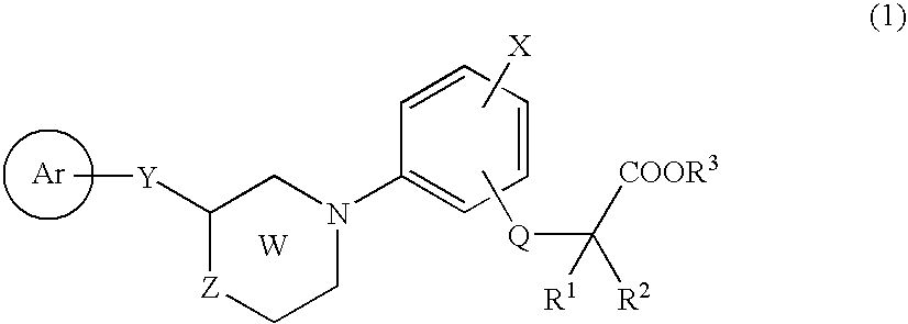 Novel Cyclic Aminophenylalkanoic Acid Derivative