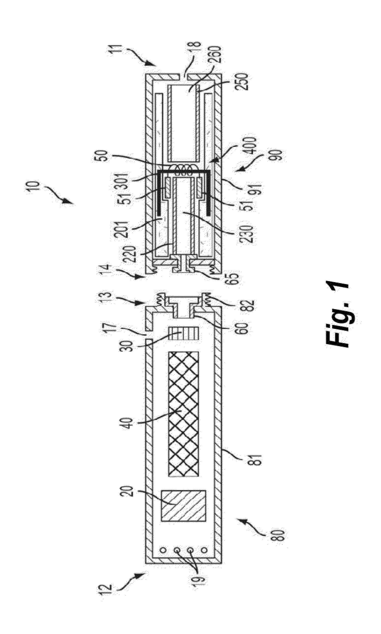 Electronic smoking article with improved storage and transport of aerosol precursor compositions