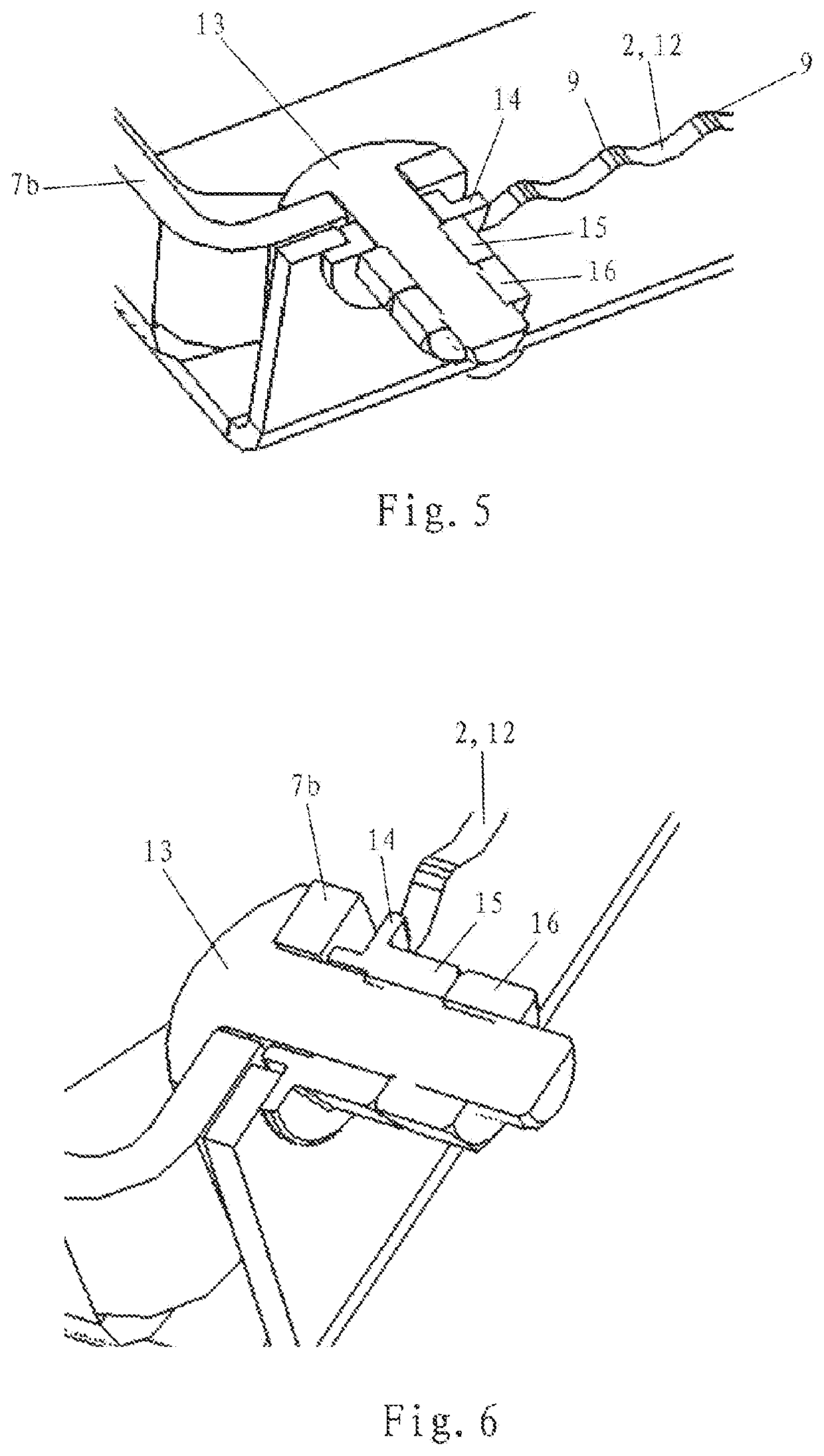 Antenna mounting device and base station antenna system