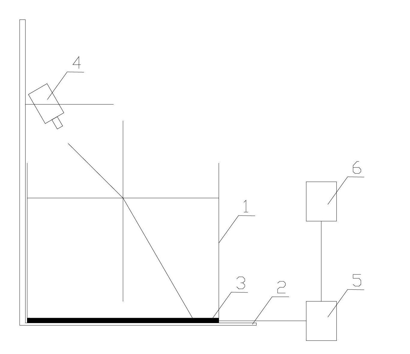 Device and method for measuring sand content of optical sediment solution