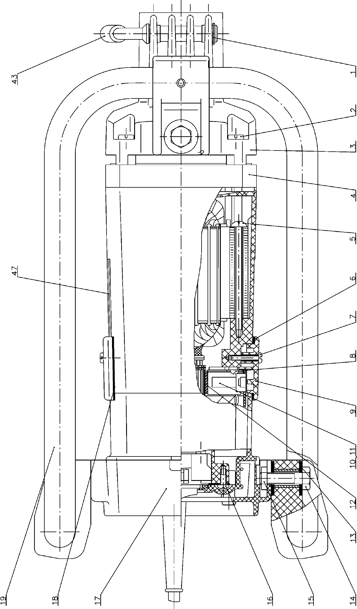 Concrete vibrator