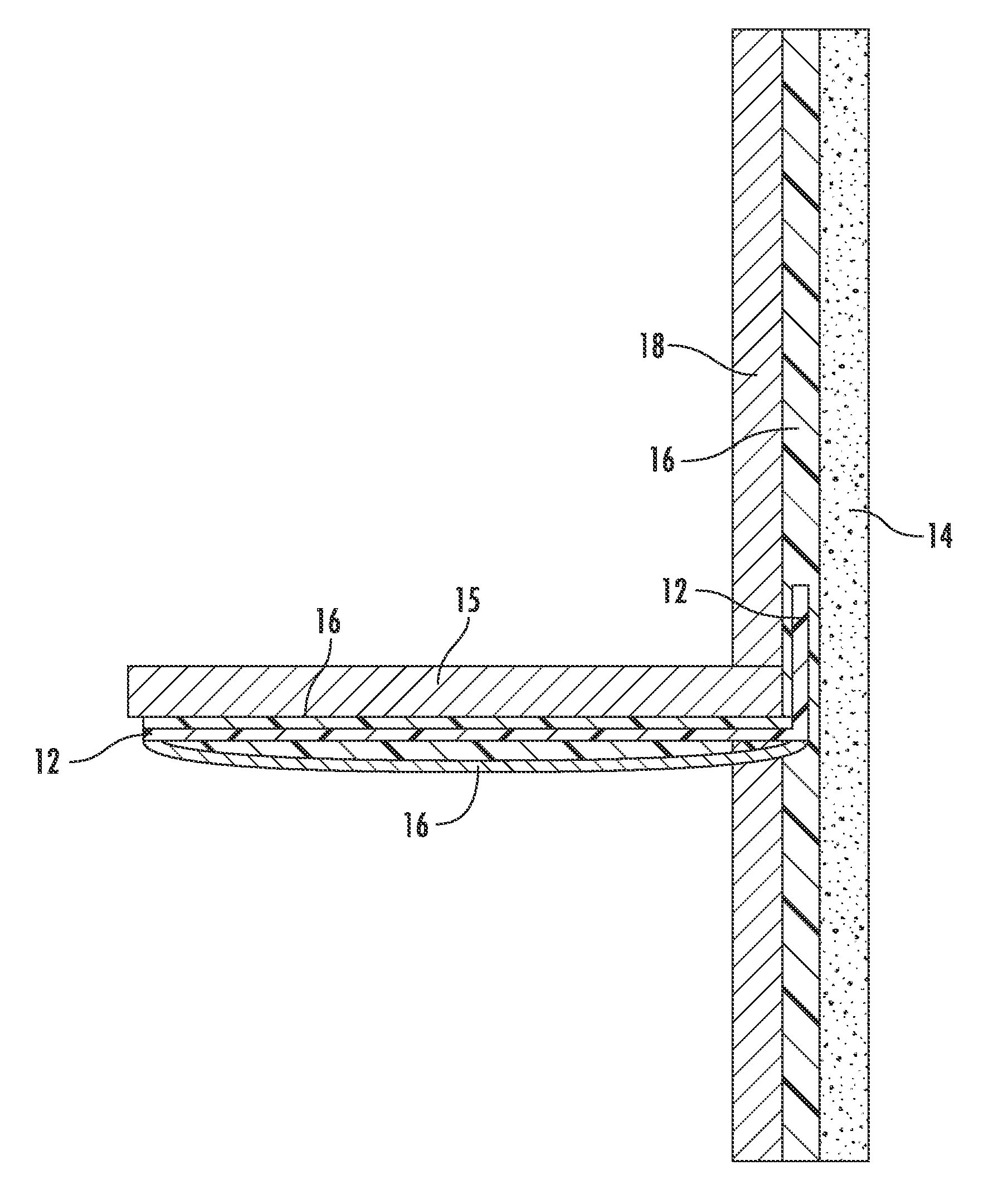 Tiled structures and brackets therefor