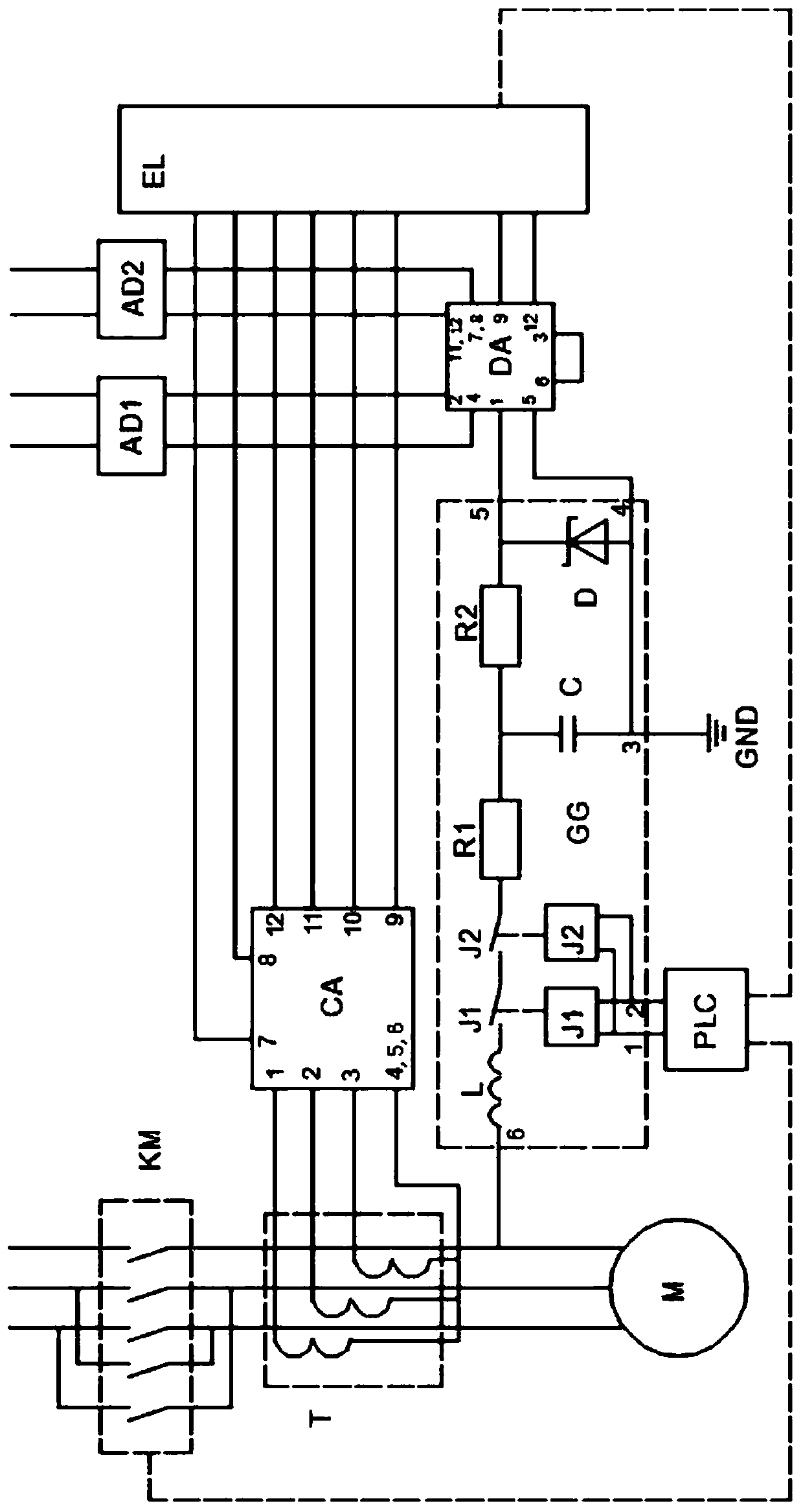 Mining RLC comprehensive high-voltage impedance electric leakage locking protection device