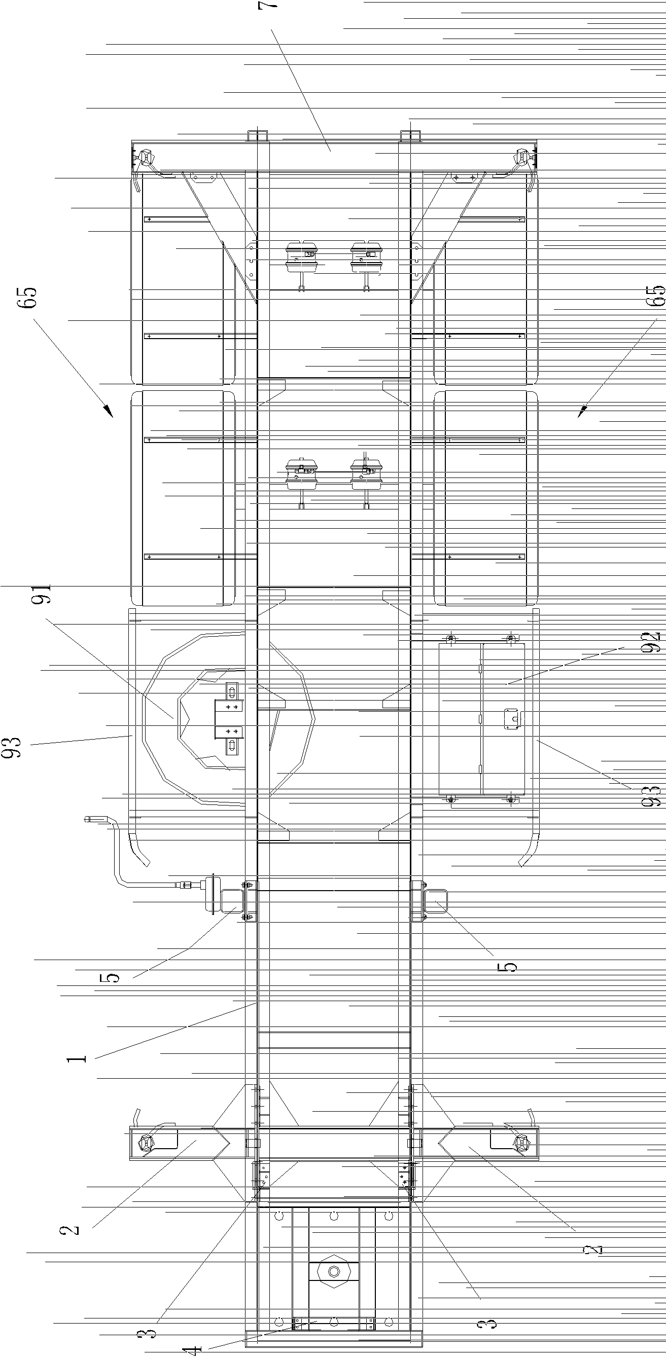 Framework vehicle and front end beam thereof