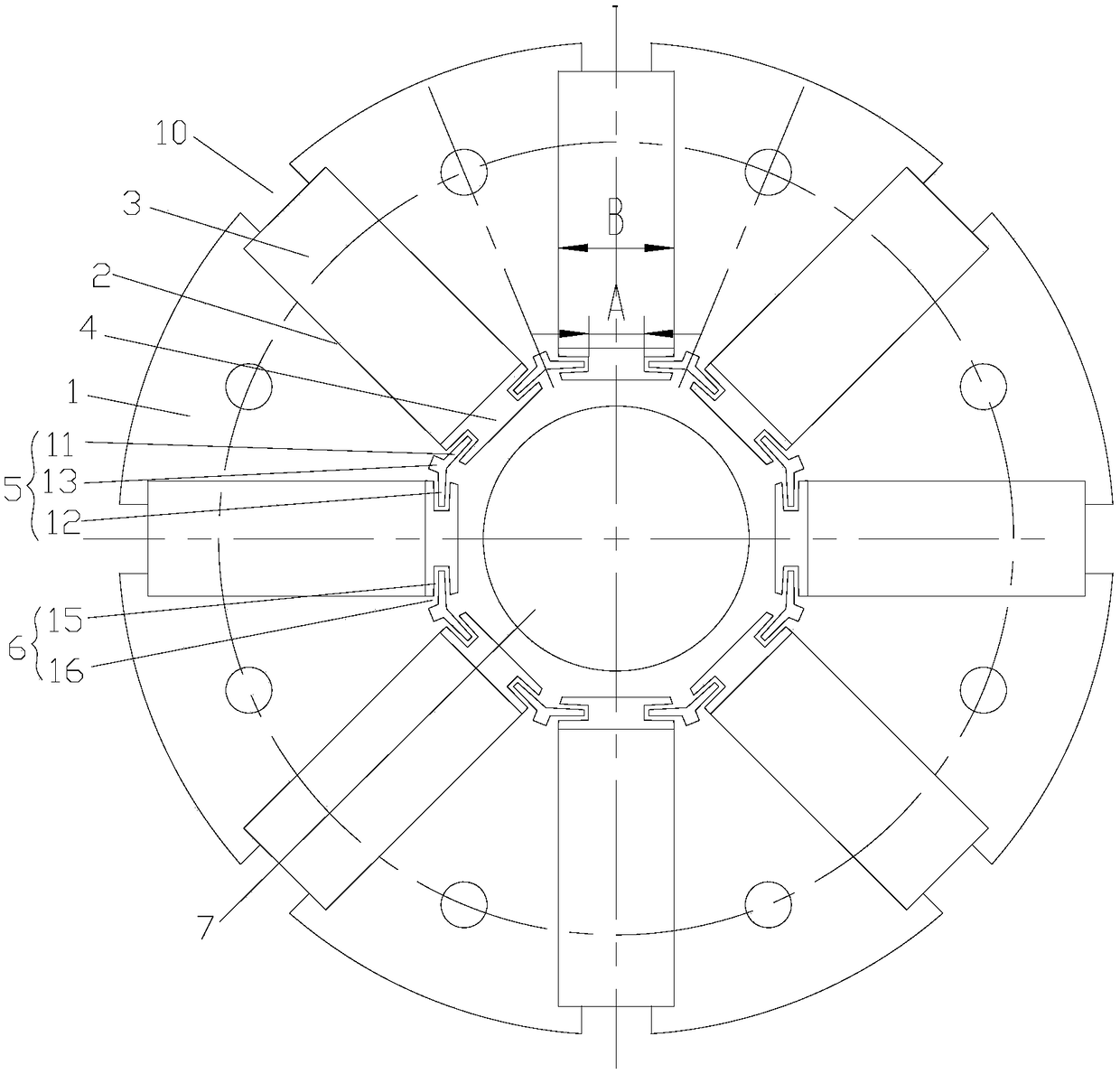 Motor rotor and permanent magnet motor