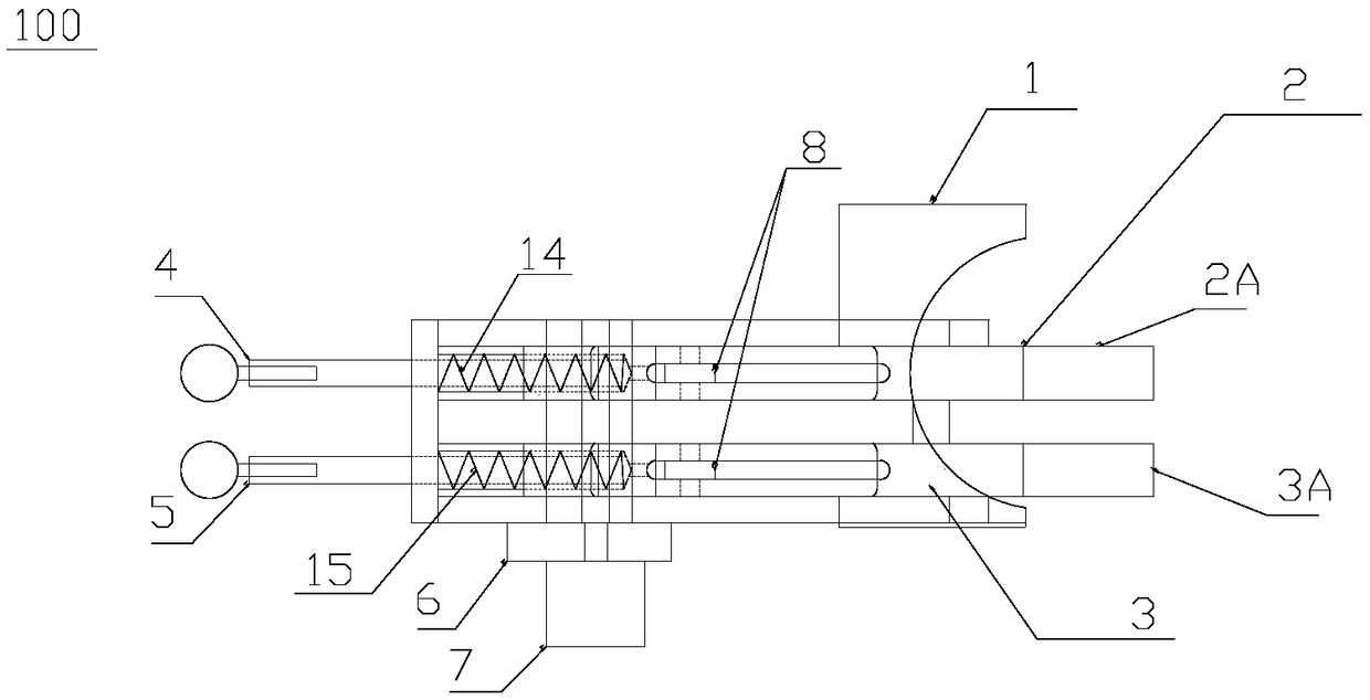 Irregular and normal outer chain board mixing assembling device