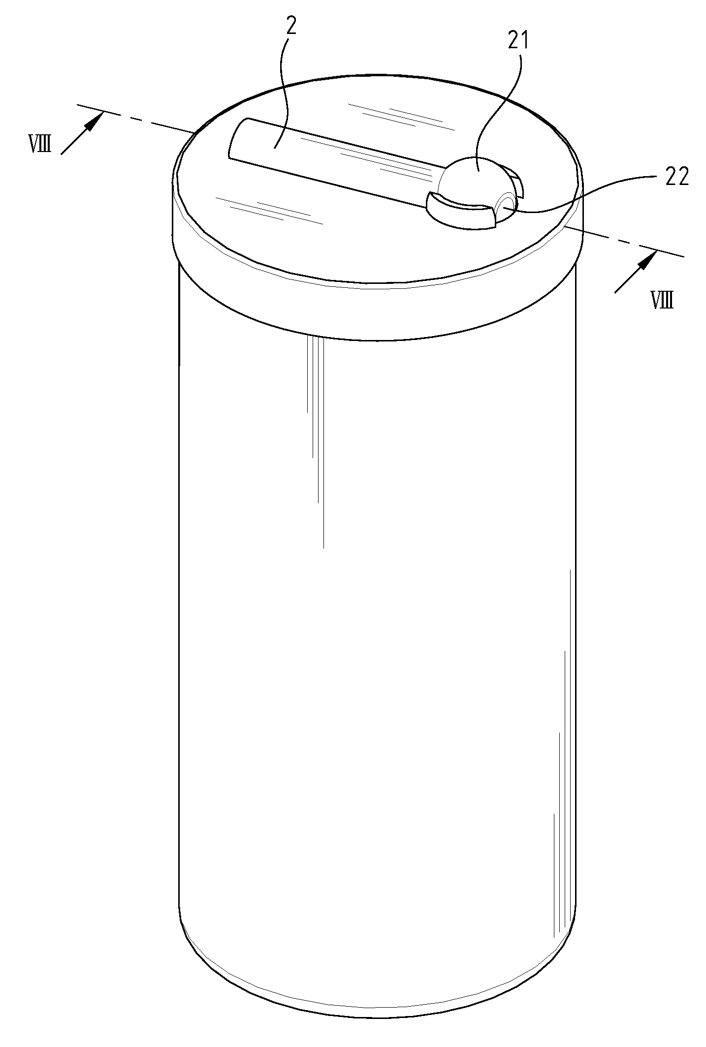 Cap With Suction Unit For Cup