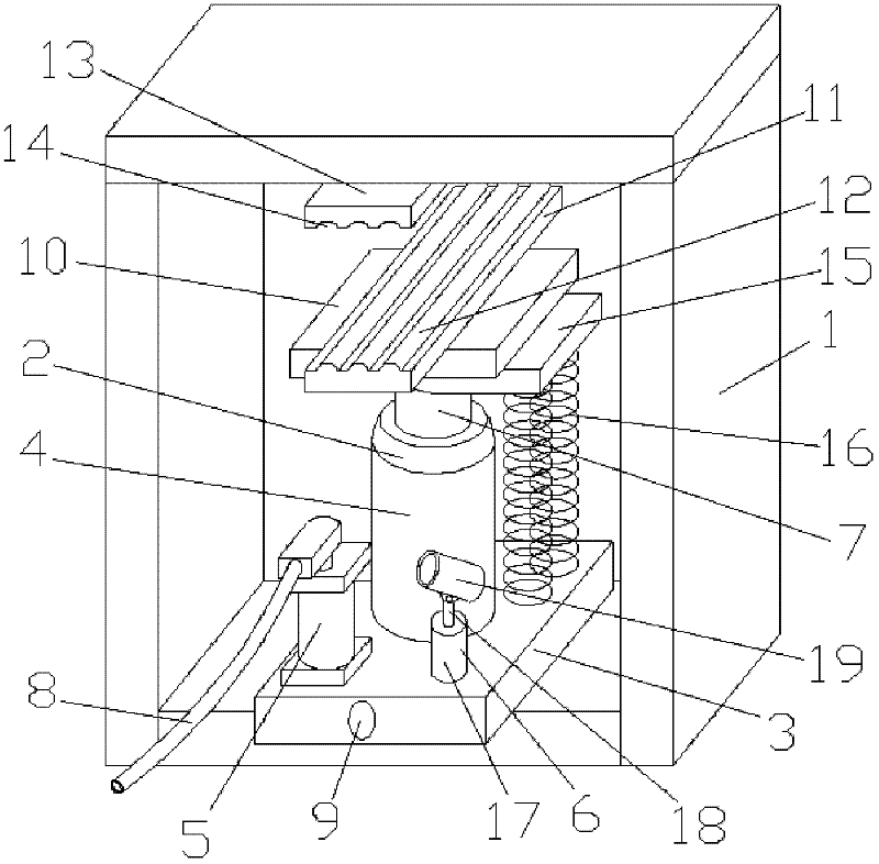 Metal plate arch groove forming device