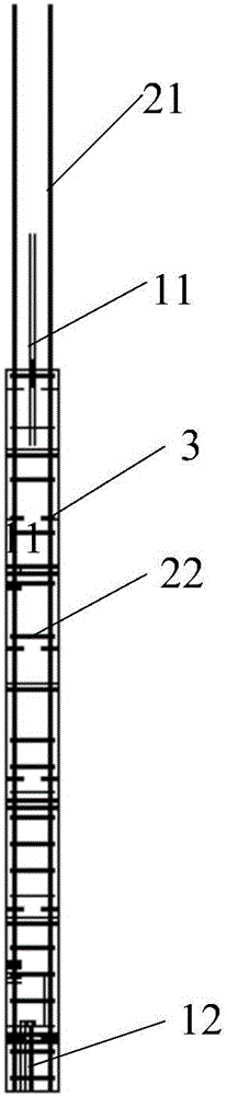 Precast concrete shear wall component and construction method thereof