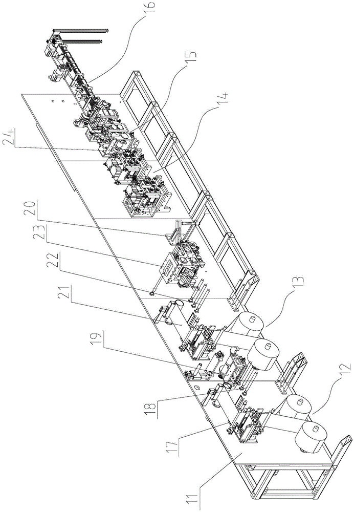 Plaster cutting packaging method and device