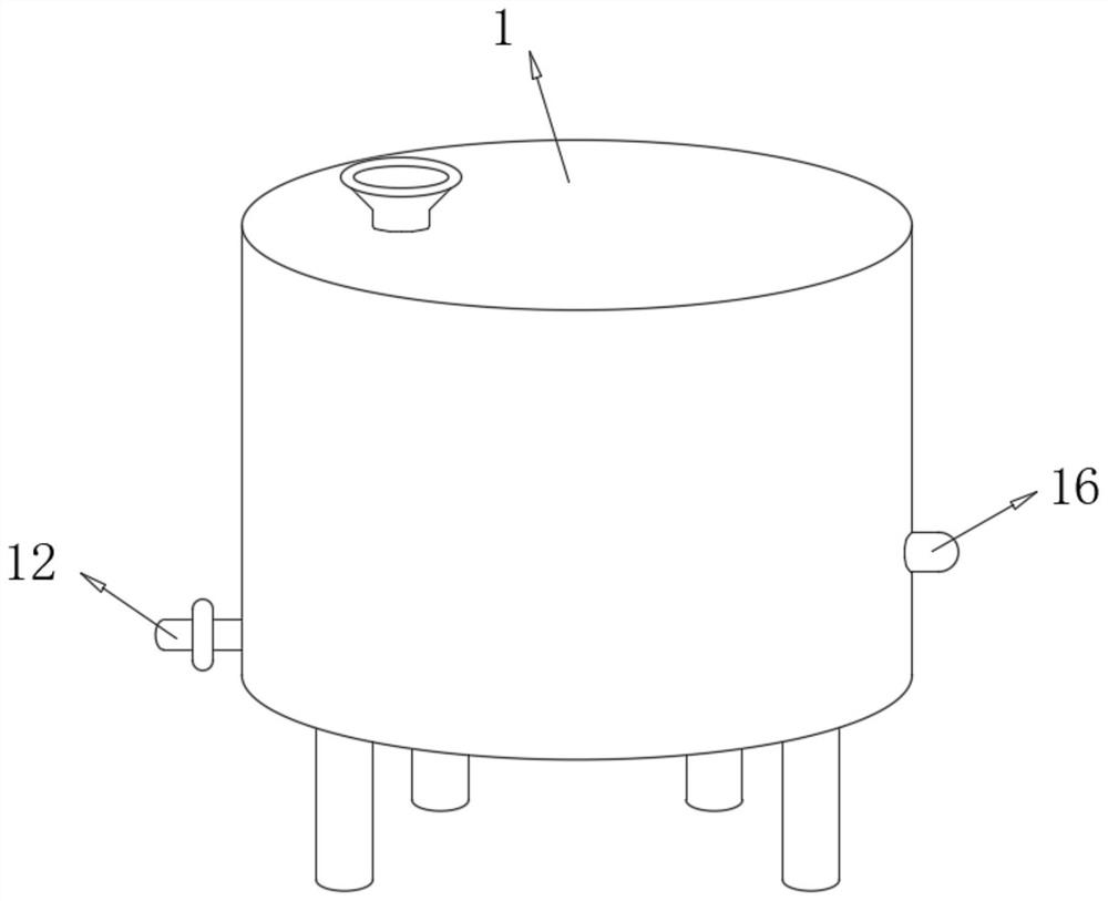 Agricultural pesticide mixing device