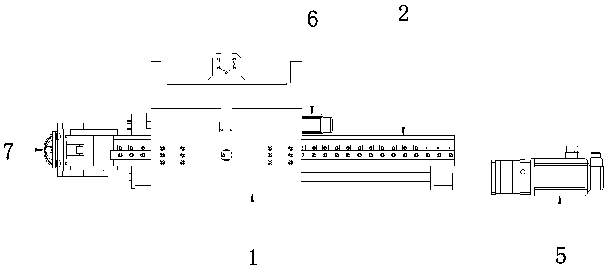 Rotating cutter wheel control structure of rod rolling machine of wheel hub