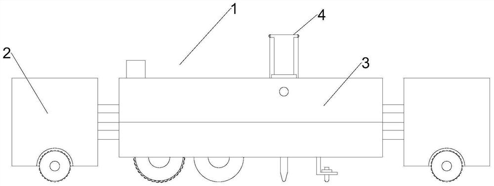 Indoor floor seam beautifying machine