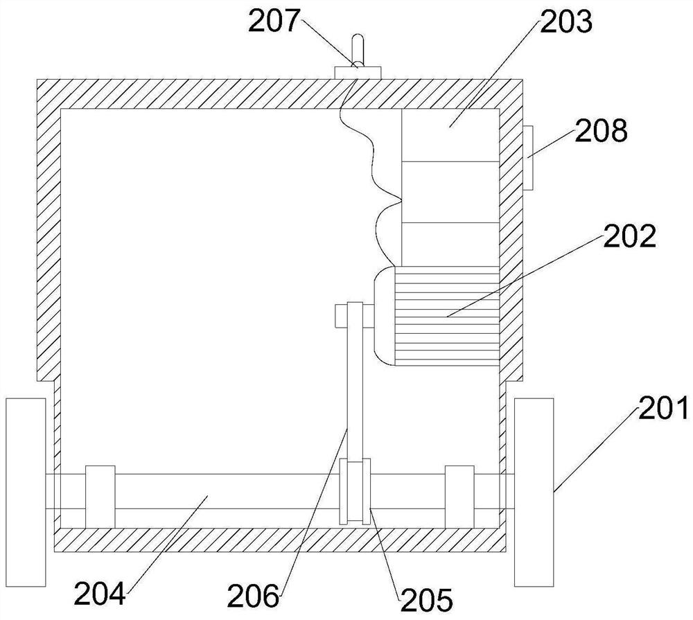 Indoor floor seam beautifying machine