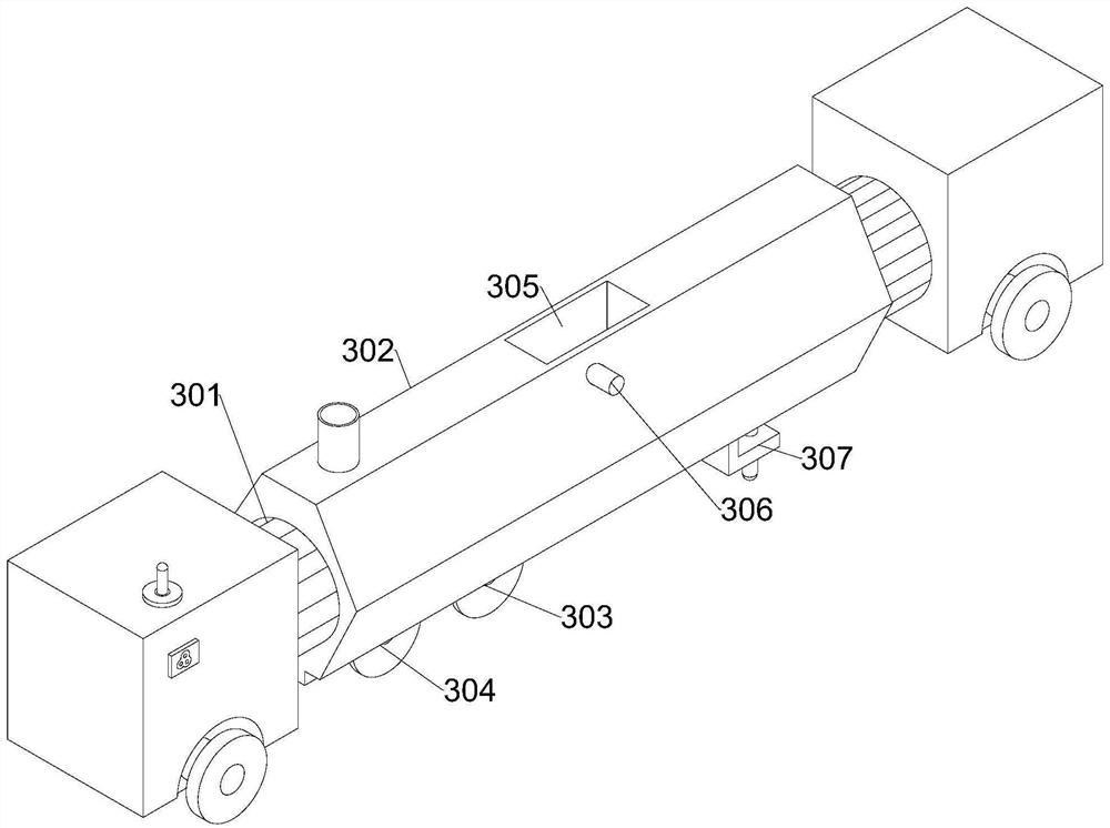 Indoor floor seam beautifying machine