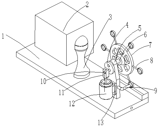 Steam engine model for metalworking practice teaching