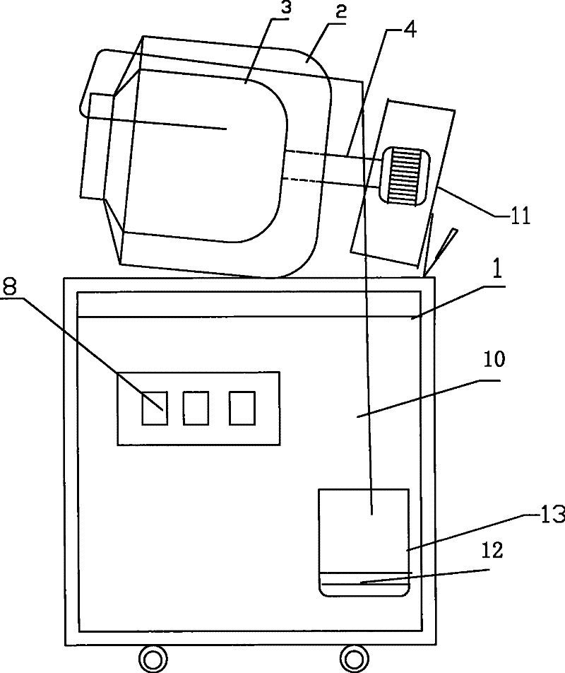 Automatic meat floss machine