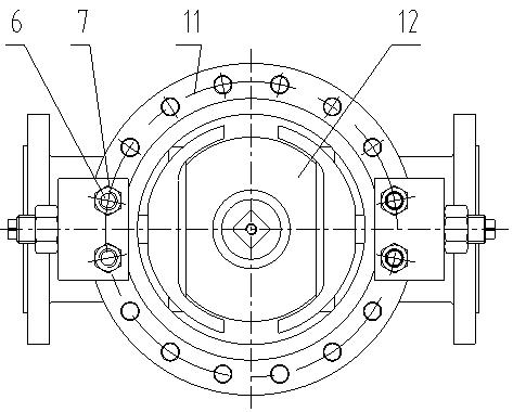 Online disassembling and assembling tool for top-mounted ball valve