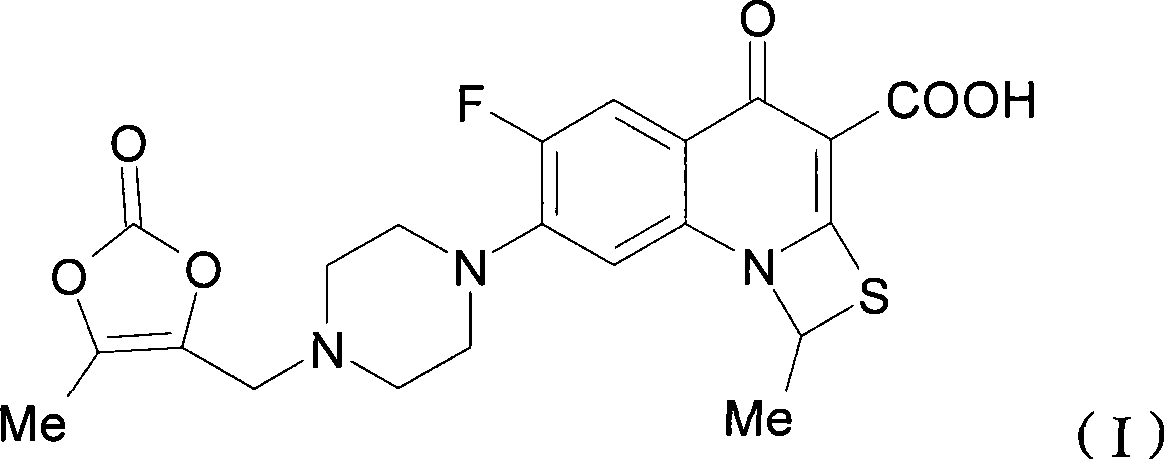 Novel method for synthesizing prulifloxacin