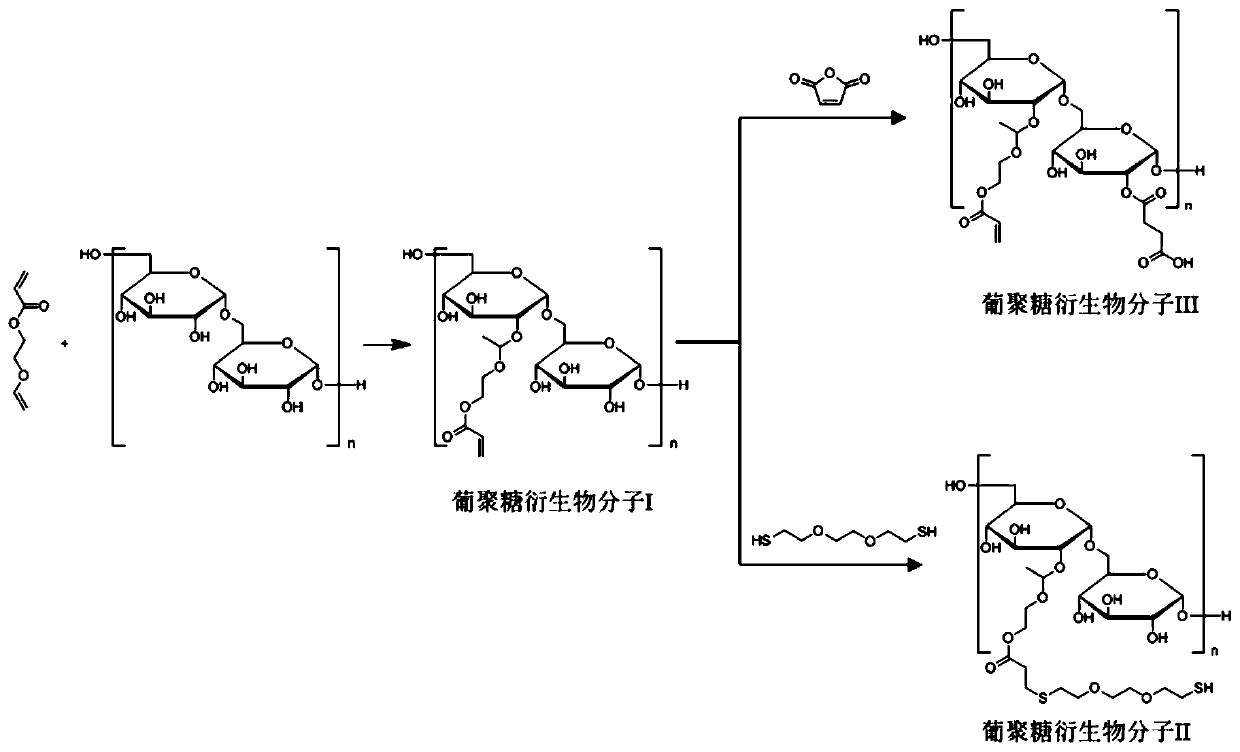 Glucan-based nanogel and preparation method and application thereof