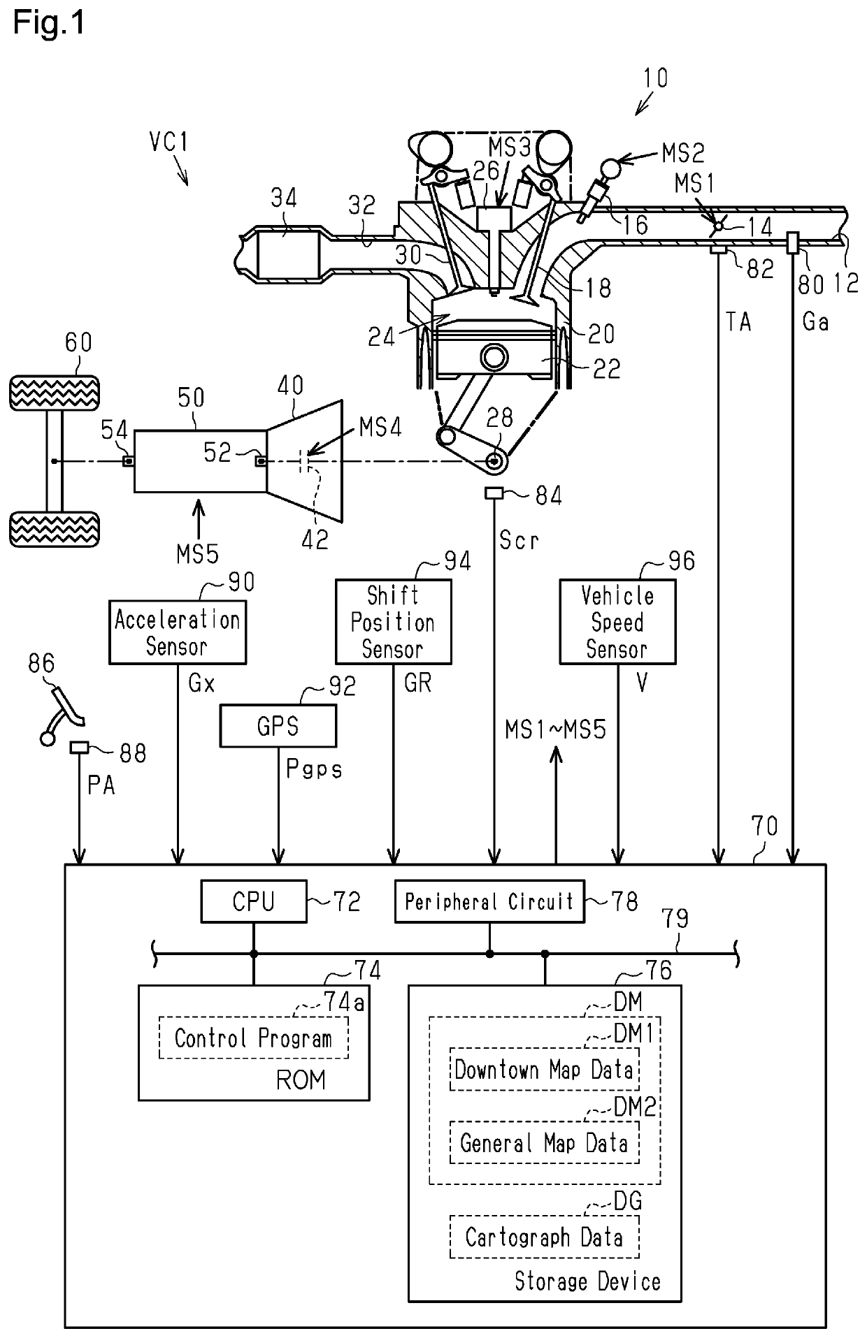 Method for generating vehicle controlling data, vehicle controller, vehicle control system, and learning device for vehicle