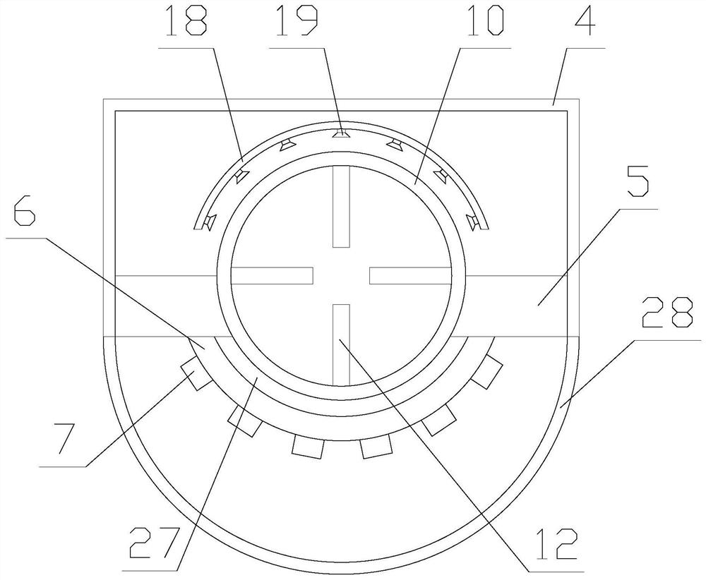 LED street lamp with good heat dissipation effect