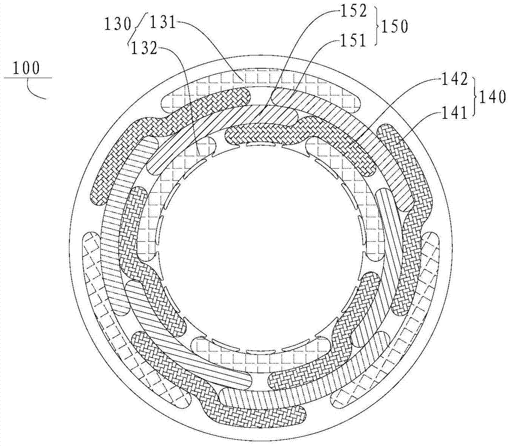 Electric motor for rotary compressor and compressor having same