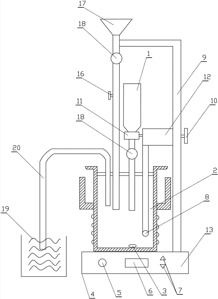 Automatic dilution preparation apparatus for concentrated hydrochloric acid