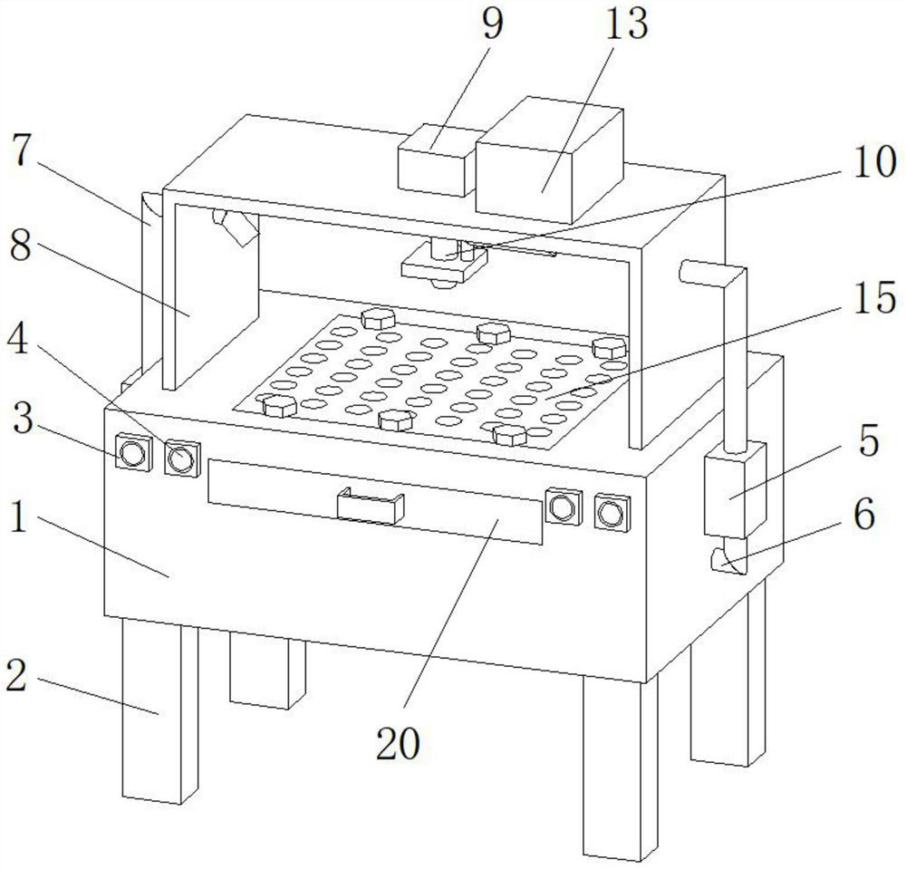 Dissecting table for animal experiment research and use method of dissecting table