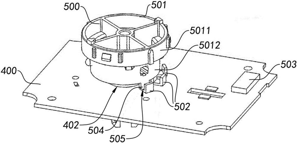 Self-locking rotary knob gearshift device