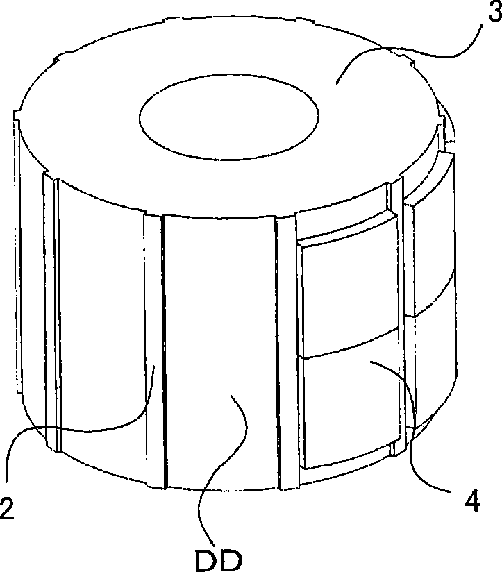 Rotor for permanent-magnet motor, permanent-magnet motor, and methods of manufacturing the same