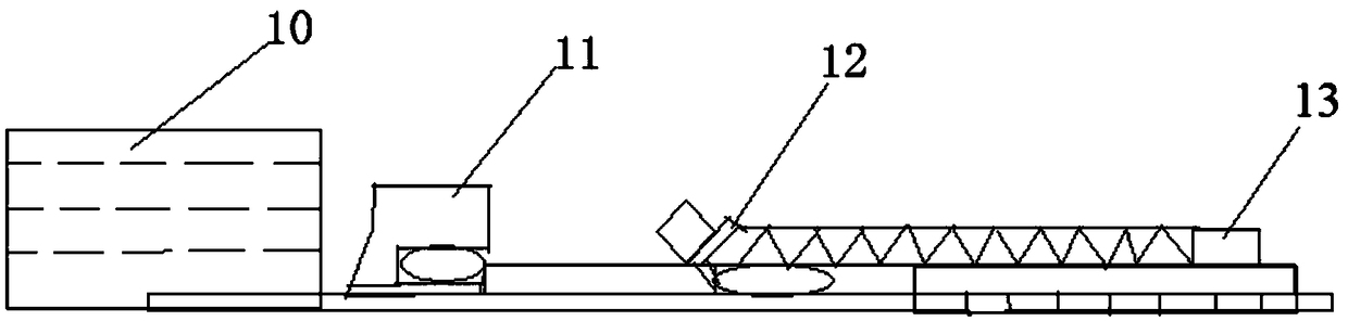 Self-walking two-conveying transfer machine for coal mine