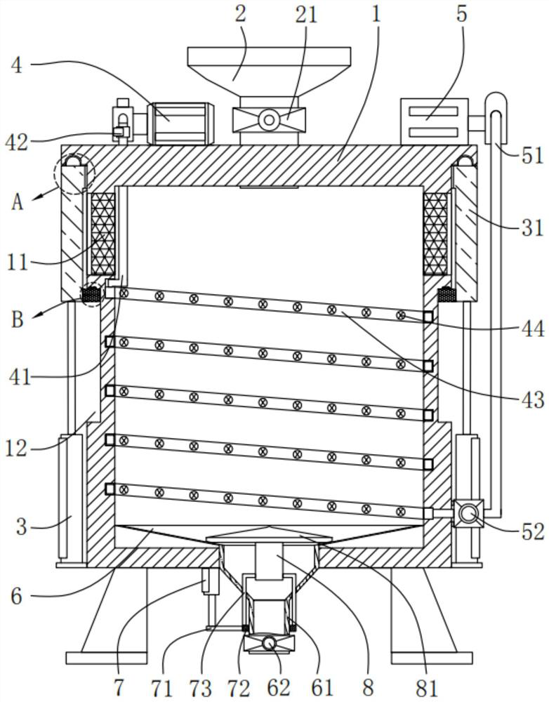 Damp-proof and insect-proof rice storage device and using method thereof