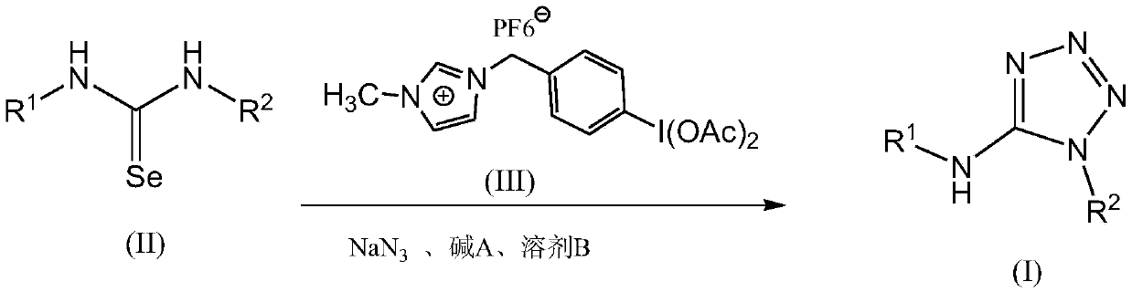 Method for preparing 5-aminotetrazole compound