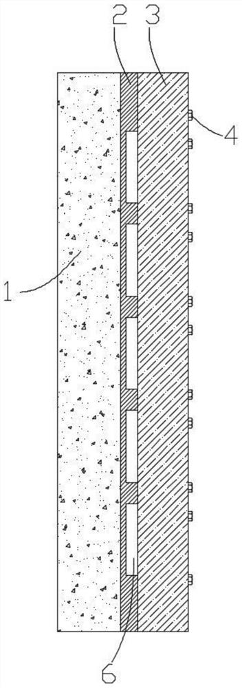 Exterior wall tile structure and construction method thereof