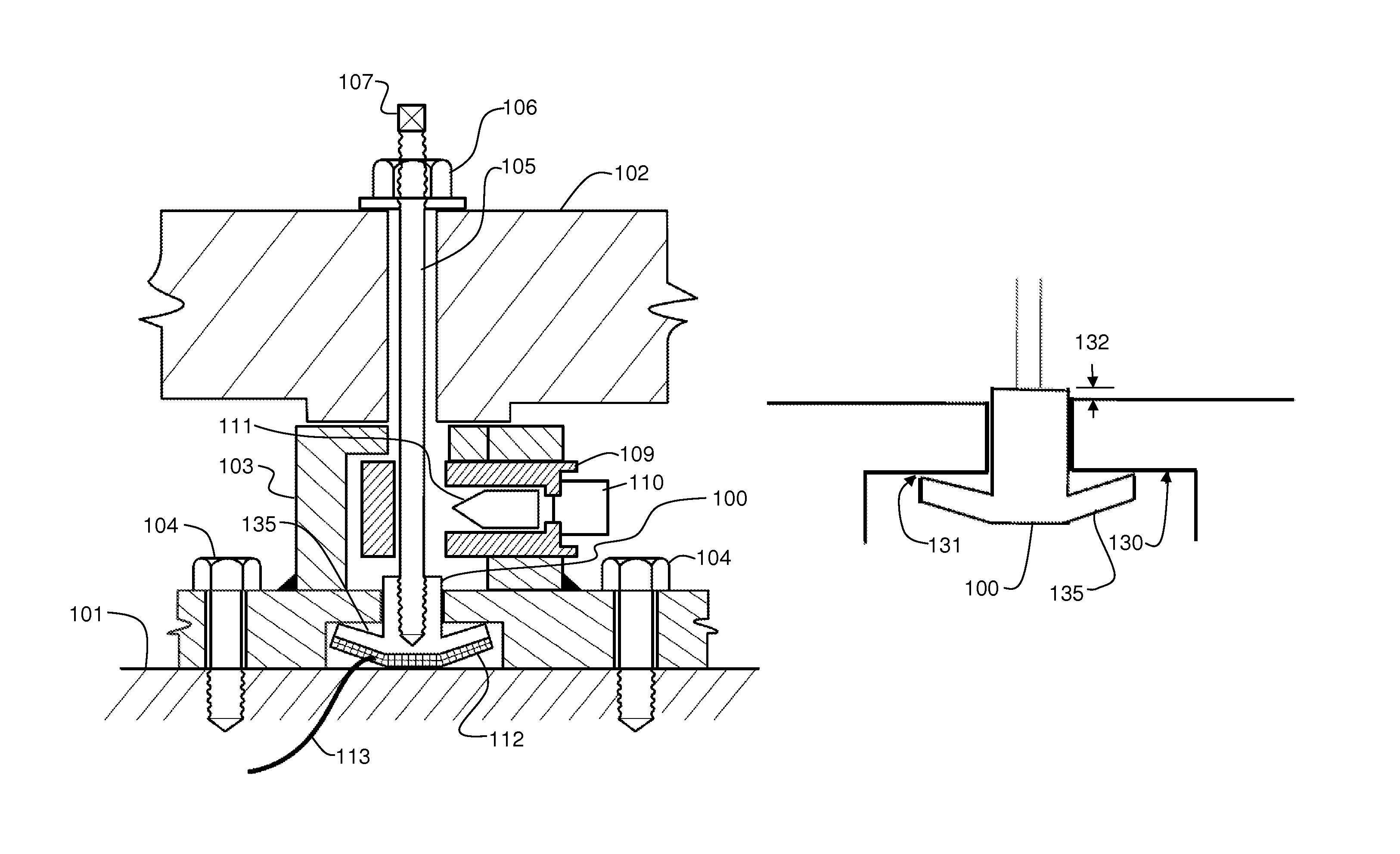 Preload releasing fastener and release system using same