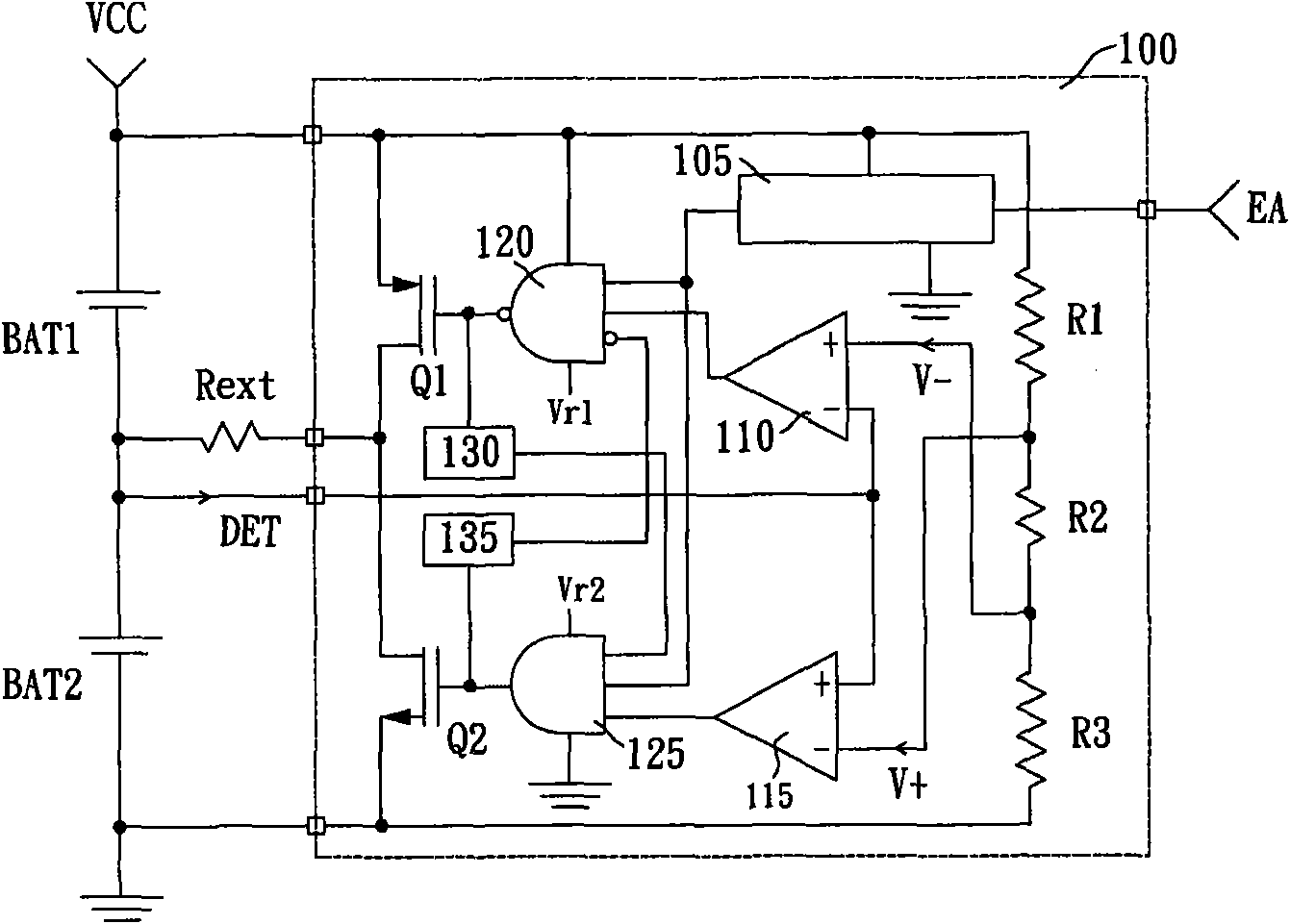 Battery balanced charging controller and battery module thereof