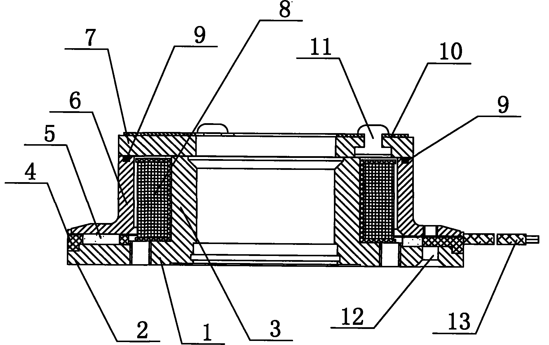 Permanent magnet safe brake with high friction coefficient