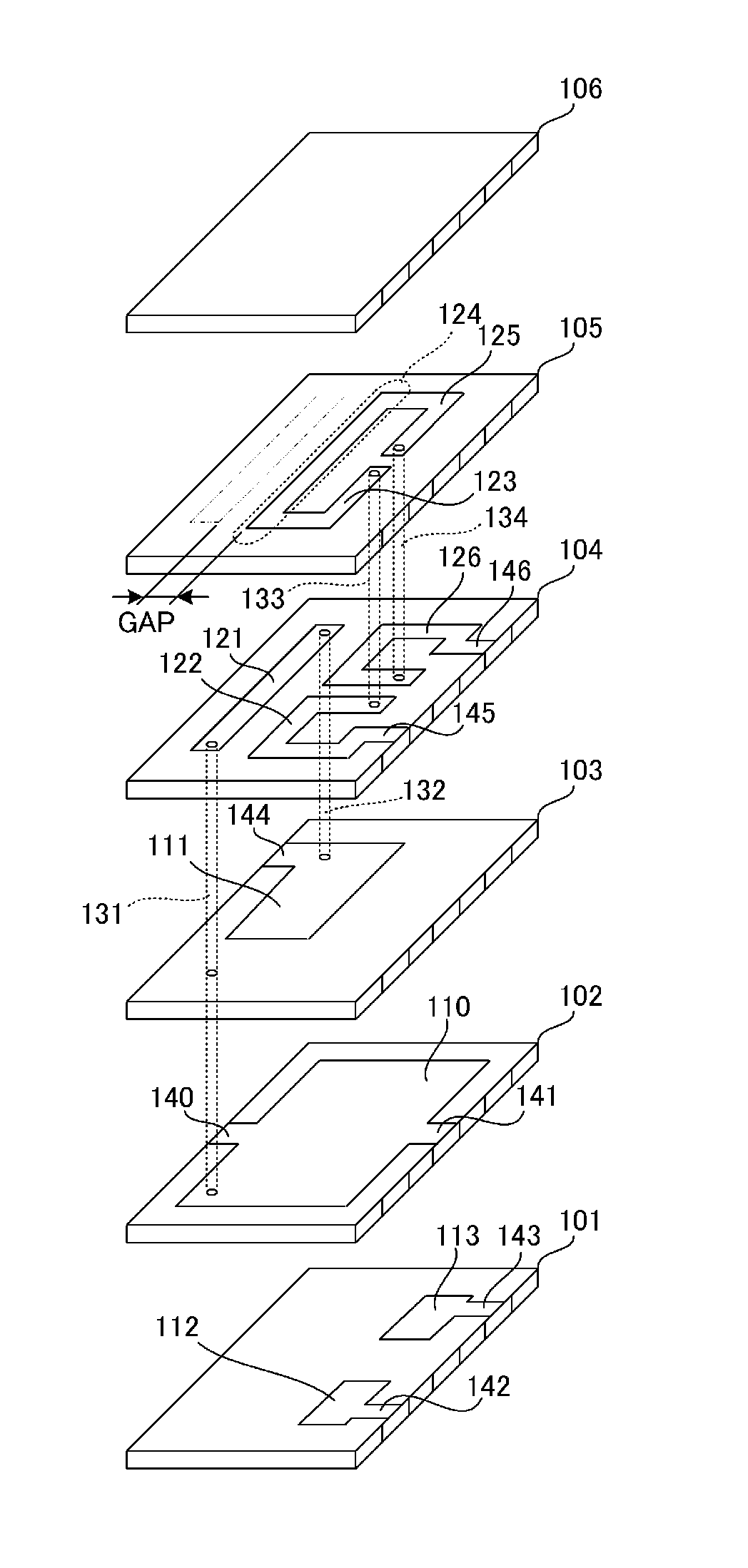 Multilayer balanced filter