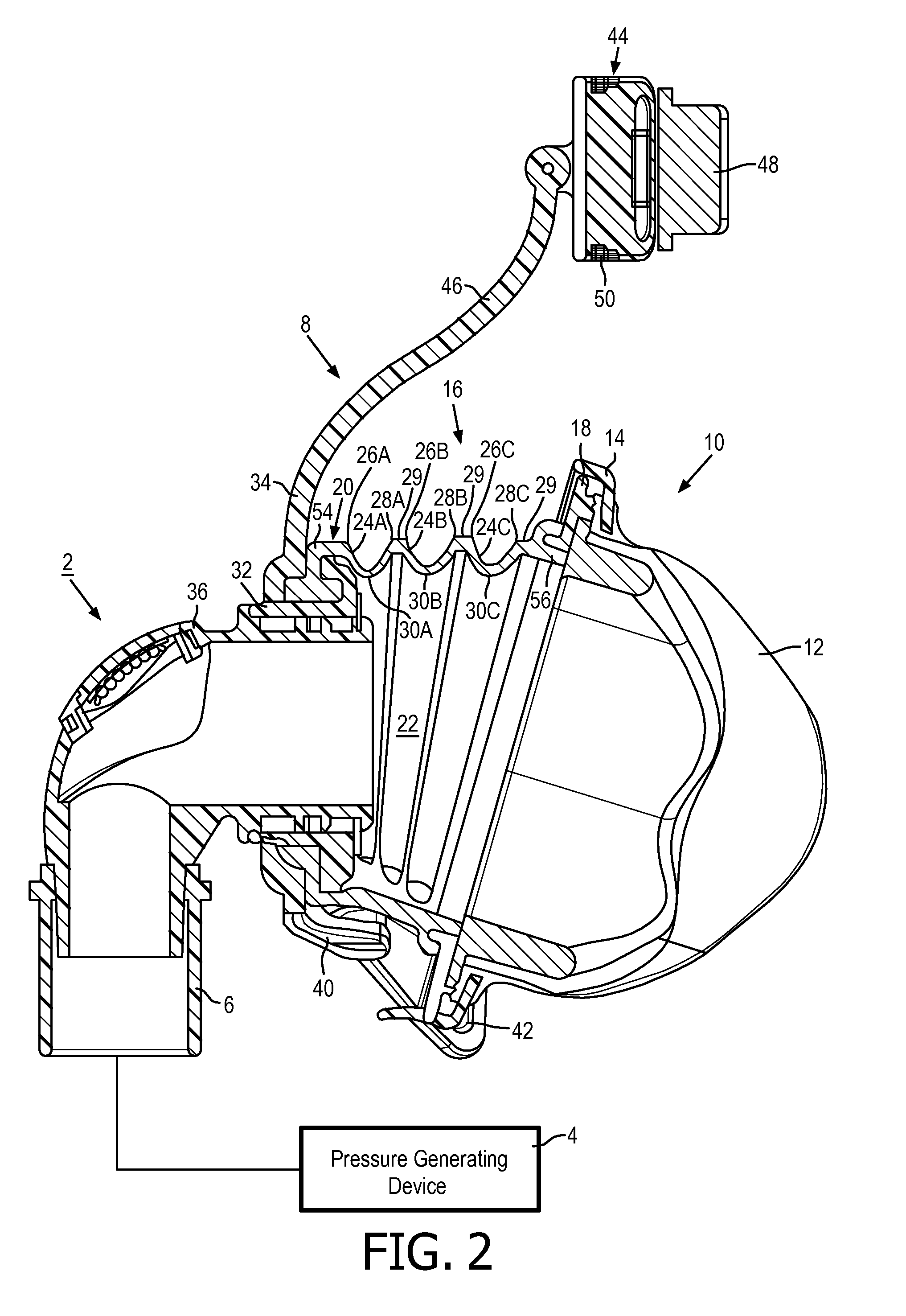 Patient interface device including a dynamic self adjustment mechanism