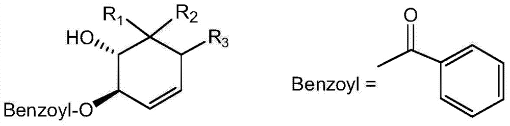 Use of benzoyl polyhydroxycyclohexene in the preparation of pharmaceutical compositions
