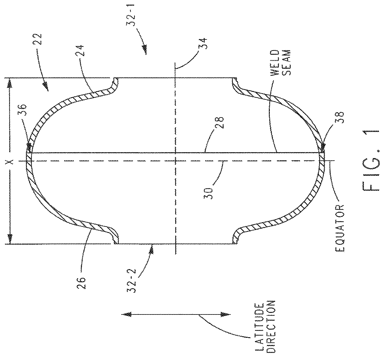 Superconducting resonating cavity and method of production thereof