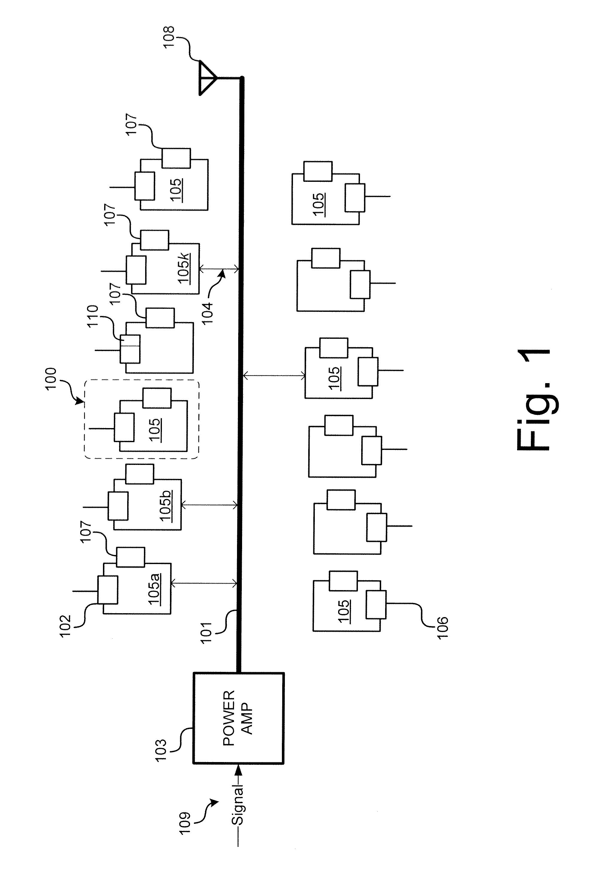 Tunable notch filter including ring resonators having a MEMS capacitor and an attenuator