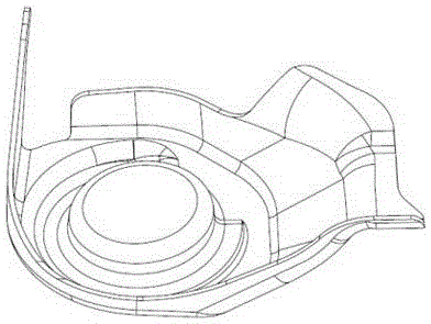 Torsion beam spring base structure