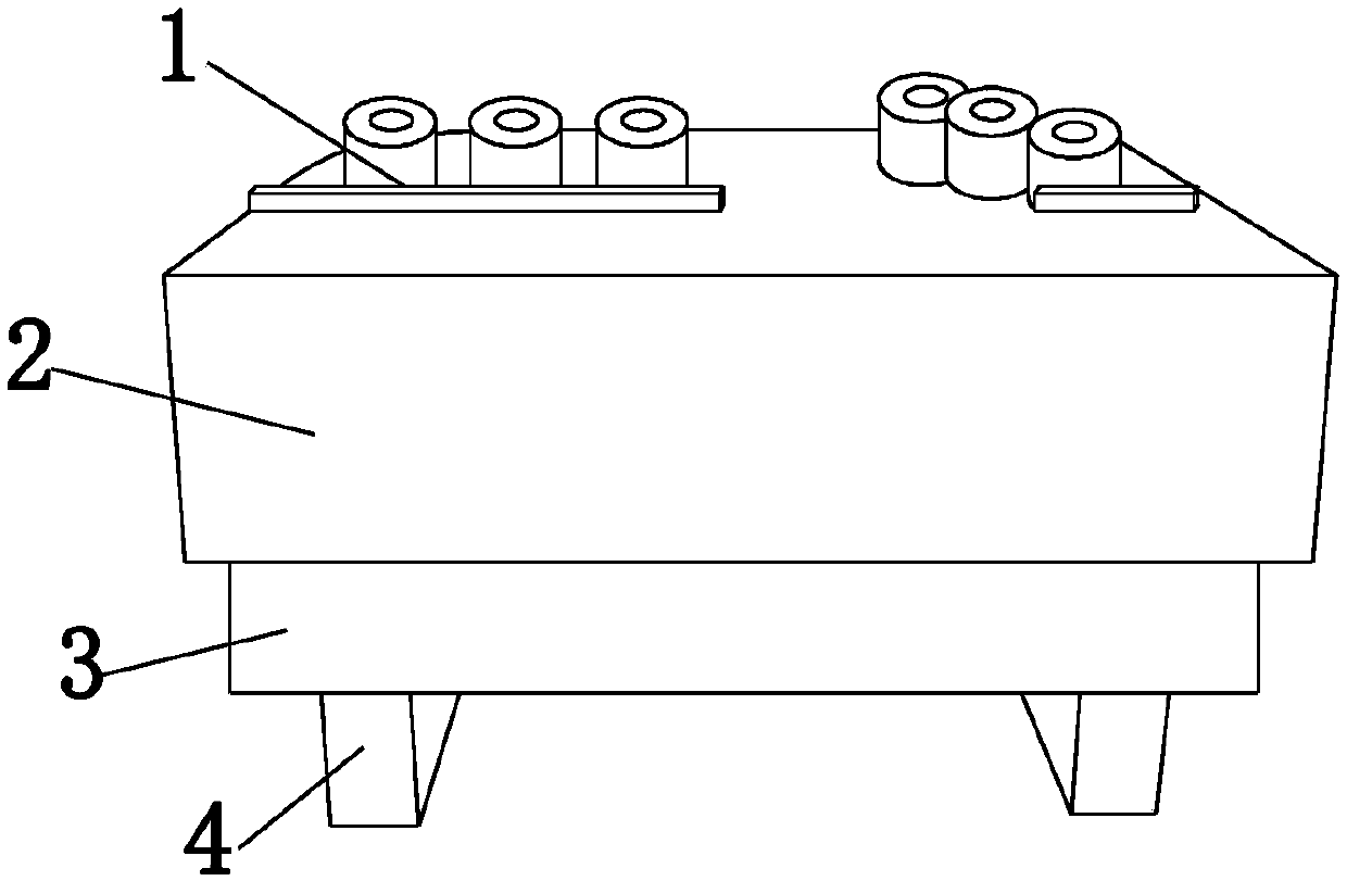 Building timber cutting mechanical device