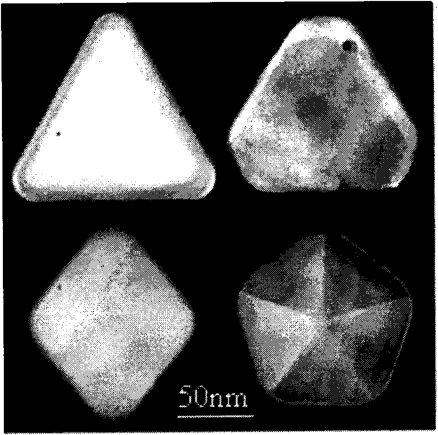 Nanocrystal with core-shell structure and preparation method thereof