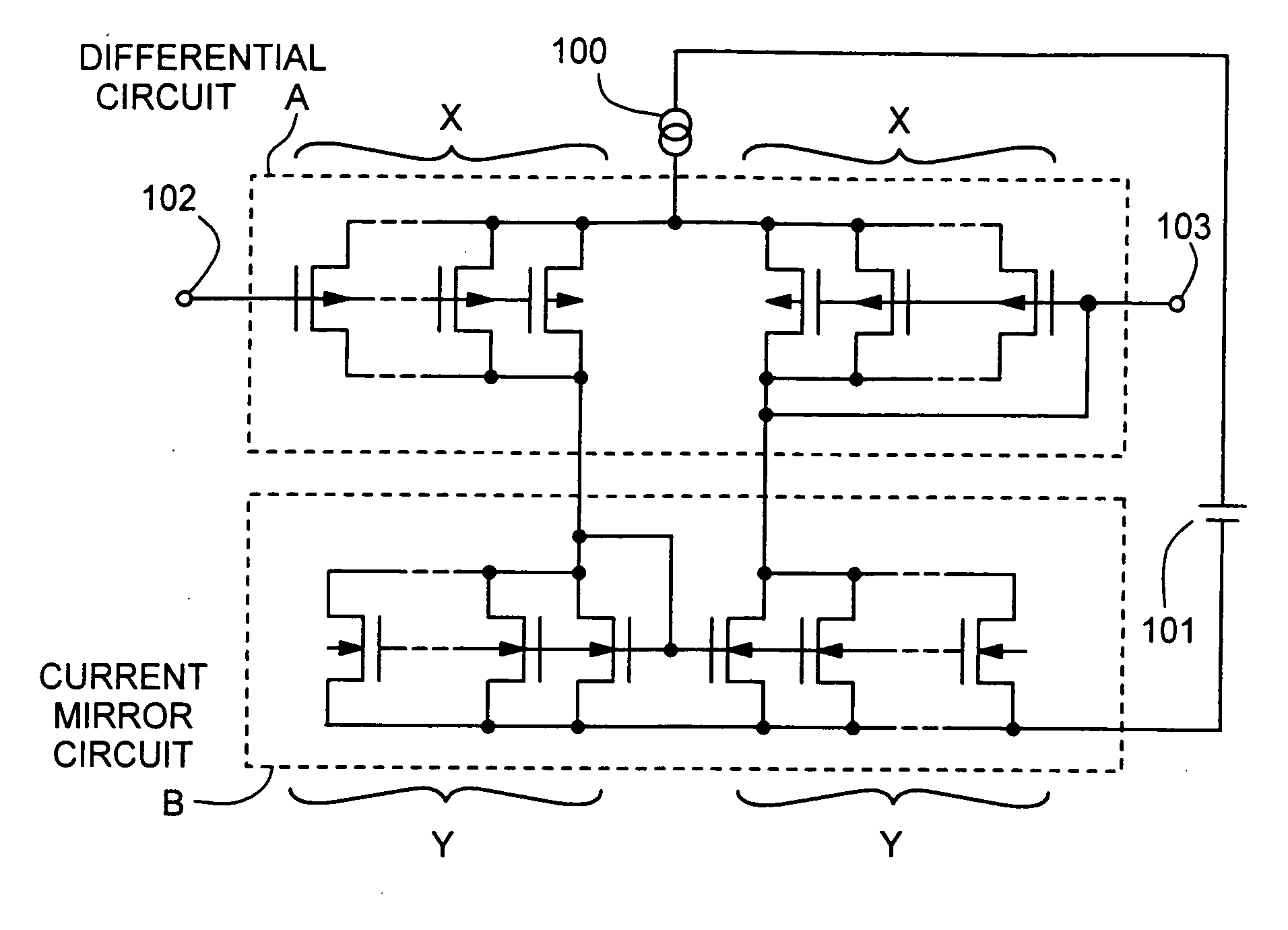 Thin film transistor circuit and semiconductor display device using the same