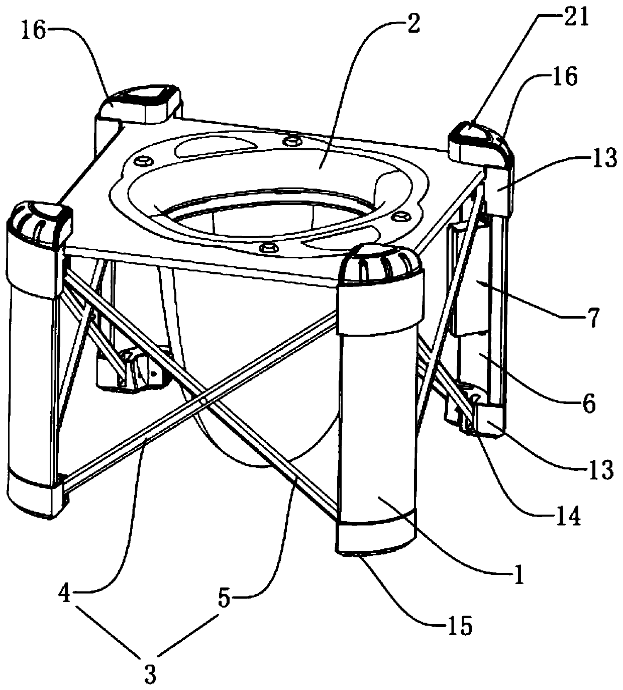Children pedestal pan and using method thereof