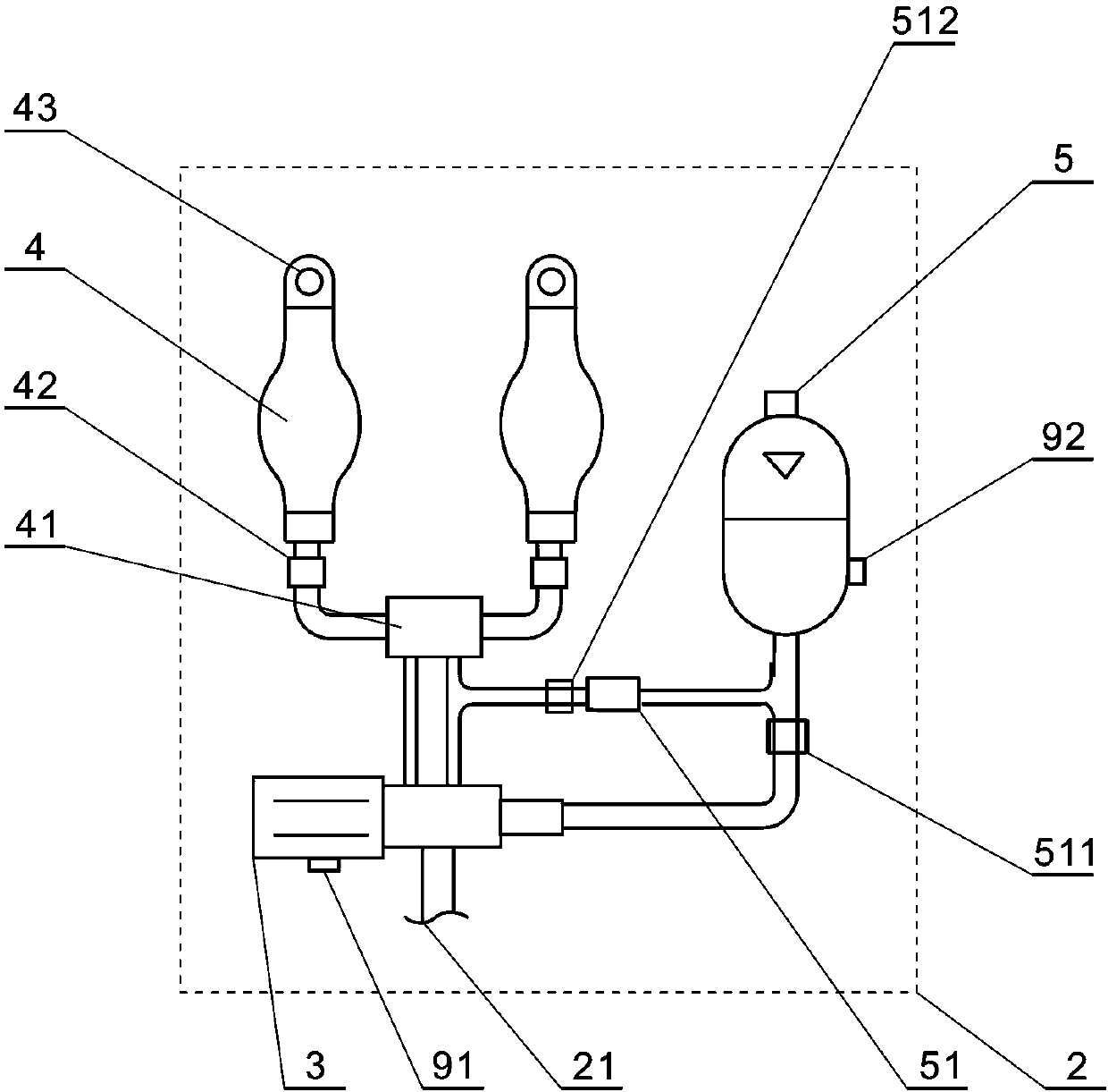 Robot bionic hydraulic system