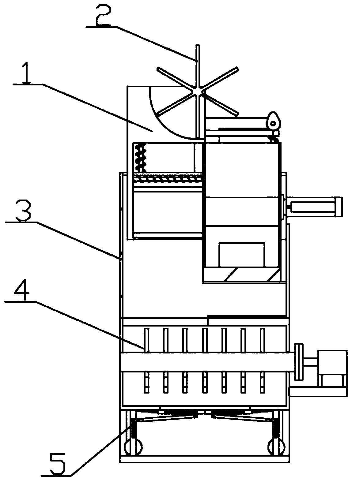 Needle tube recycling and processing device